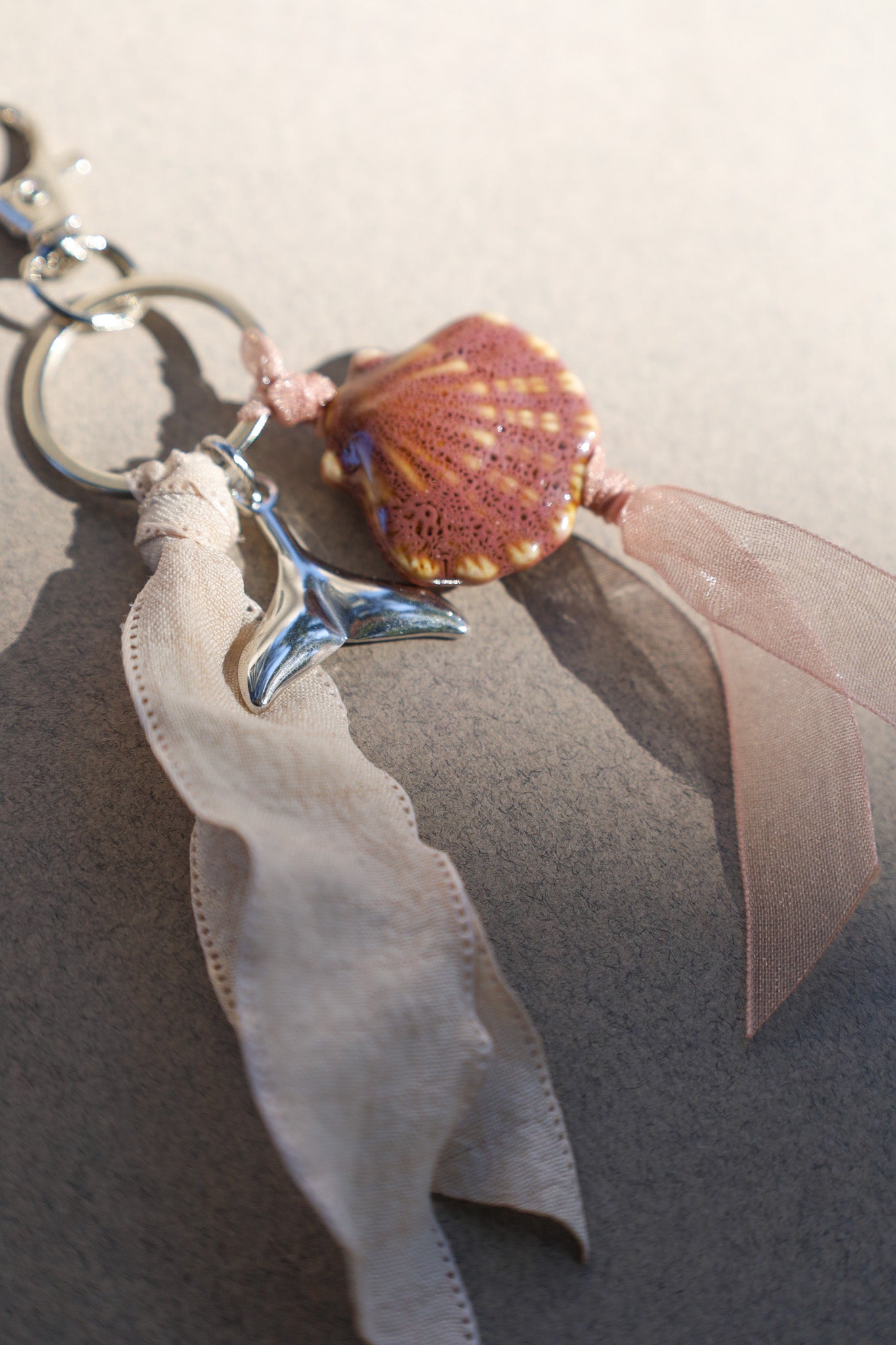 PORTE CLÉF CAFÉ & COQUILLAGE